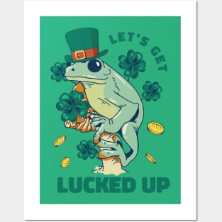 Croakin' for Luck: Irish Frog Vibes Posters and Art